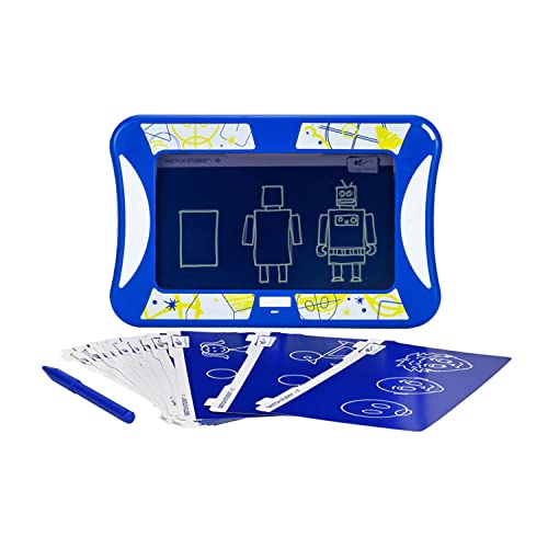 Boogie Board Sketch Studio Kids Authentic Drawing Tablet Activity Kit Includes 10 inch Reusable Drawing Board with Erase-Lock, Drawing Templates and...