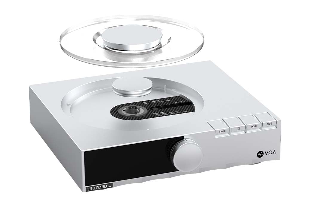 SMSL PL200T Hi-Fi CD Player & Transport MQA-CD Full Decoding 32bit/768kHz/DSD512, P.A.S.S. Servo 10MHz/44.1kHz Clock, Optical/Coaxial/I²S/AES/EBU, Desktop for Home/Studio-image-32