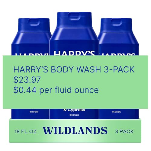 Harry's Men's Body Wash - Wildlands - 18 fl...