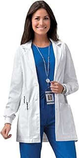 dry deal Student Lab Coat Apron Half Sleeve White for Men & Women-picture-26