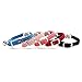 Blue Love Heart Bling Cat Collar with Safety Belt and Bell 8-11 Inches, Gift for Valentine's Day