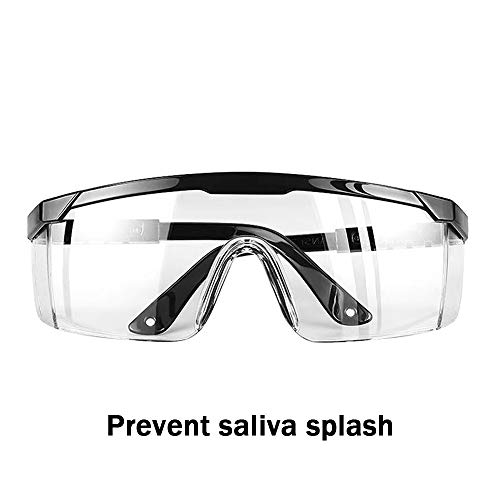 Safety Glasses with Clear Anti Fog Scratch Resistant Lenses UV Protection，Prevent droplet transmission，Polycarbonate