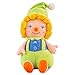 FEEE-ZC Pagliaccio Peluche Bambola Pagliaccio di Peluche Figura Giocattolo Giocattolo per Dormire per Bambini Carnevale Compleanno Regali di Natale 40CM Verde
