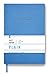 Minimalism Art | Soft Cover Notebook Journal, Size: 5.8" X 8.3", A5, Blue, Plain/Blank Page, 192 Pages, Fine PU Leather, Premium Thick Paper - 100gsm | Designed in San Francisco
