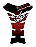 Made in Italy Protector de depósito resinado adhesivo efecto 3D, compatible con Honda Hornet CB 500 600 900 1000 V2