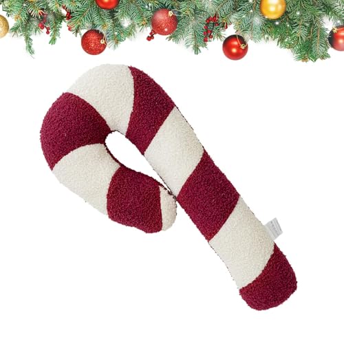 Generico Caramelo, Decoración Linda Piruca - En Forma De Caña De Caramelo Navidad - Para Cuello Espalda Hombro Mujeres Adultos Silla Sofá Avión Viajes