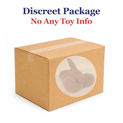 Image of Male Dildo Torso Sex Doll with Small Base for Women Masturbation, 6.3IN Long Flexible TPE Dildo Toy for Gay Men Bottom, Female Masturbator for Anal Vagina, Black Unisex Adult Toy for Solo Couple Play