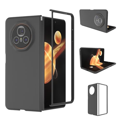 Honor Magic V3 �P�[�X�AHonor Magic V3 �P�[�X�p�X�������^�ی�A���h�~�J�o�[�A�n�[�h PC �d�b�P�[�X�t��(Black)