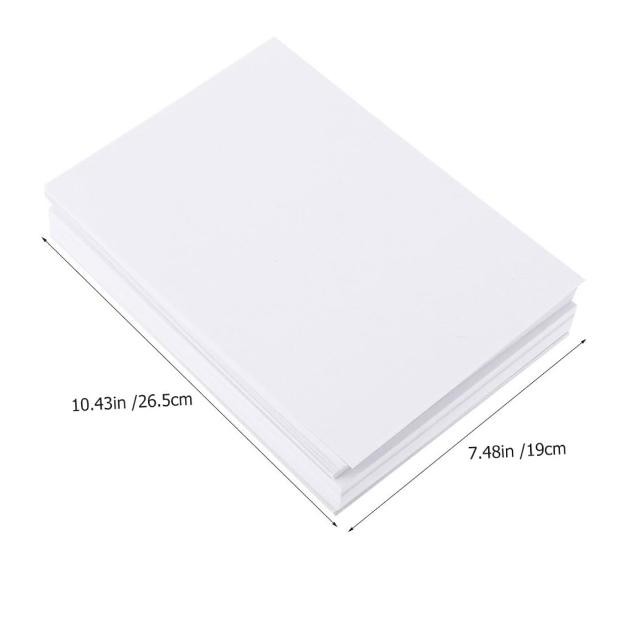 Künstler Aquarellpapier 100 Stück für Schüler und Kinder, Weißes Papier