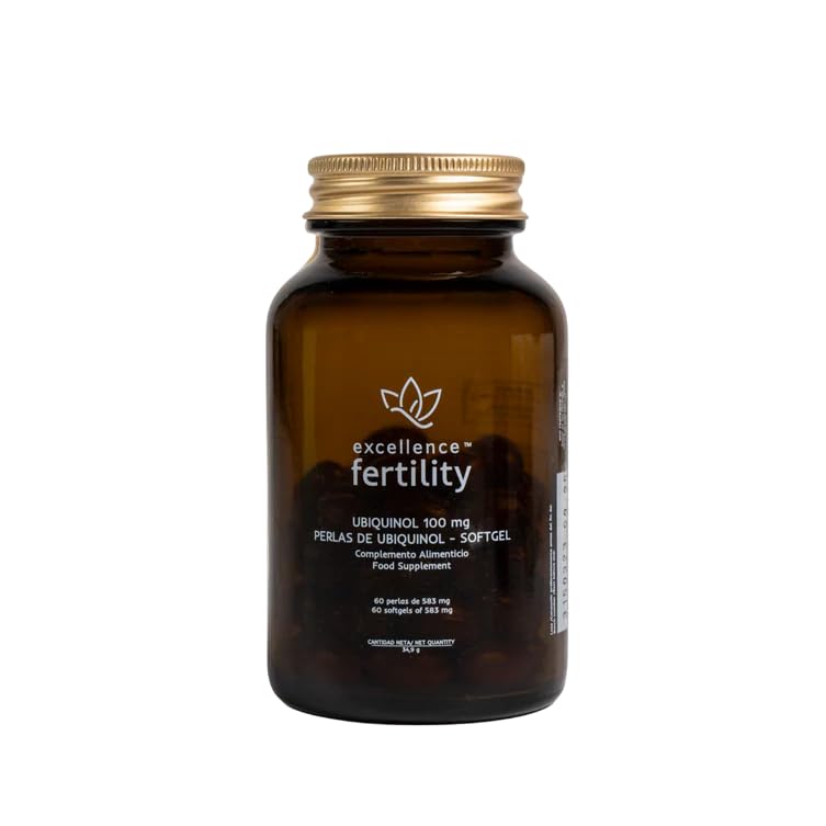 Excellence Coenzima Q10 Ubiquinol Kaneka™   Suplemento Fertilidad Hombre y Mujer   Antioxidante para Calidad Ovocitaria y Seminal   Fabricado en Japón   60 cápsulas | EXCELLENCE FERTILITY