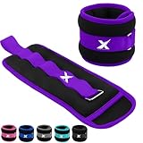 Xn8 Pesas para Tobillos Ajustables Tobilleras con Peso Correa- Neopreno Lastres Tobillos 0.5kg-3kg (1 Par) Pesas Tobillos y muñecas para Ejercicio Footing Caminar