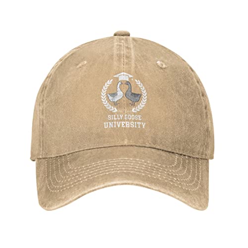 Image of Funny Goose Hat Silly Goose On The Loose Hat Men Baseball Hats Funny Cap