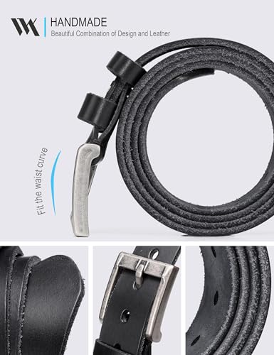 Image of WOLFANT Full Grain Leather Belt for Men,1.5 inch Italian Real Solid Leather | All-Day Comfy Durable Leather Belt for Casual, Work and Daily Wear