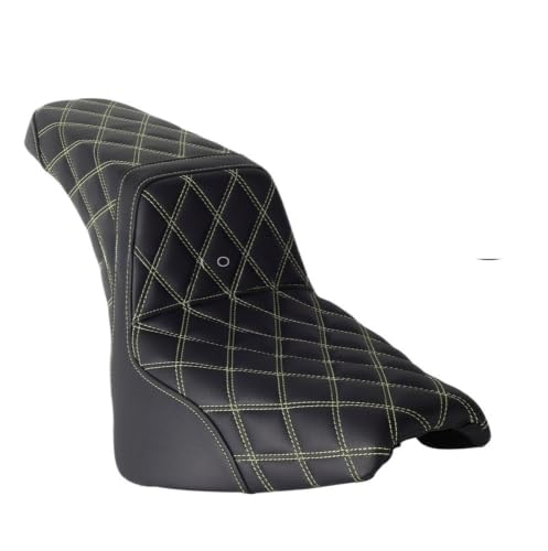 Asiento doble Softail Street Bob Slim con cojín delantero de conductor para modelos 2018-2024