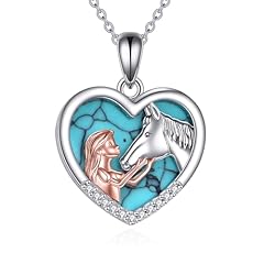 Turquoise Horse Necklace