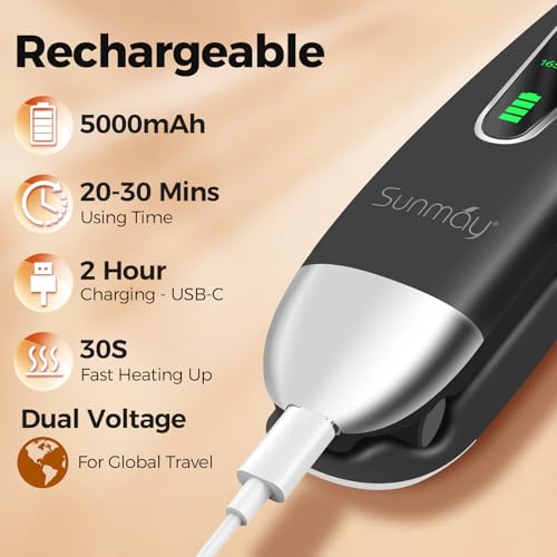 Sunmay ZFQ-WH Cordless Hair Straightener Flat Iron thumb #1