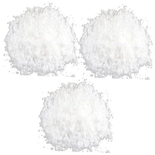MAGICLULU 3 Pecas neve falsa neve artificial decoração neve realizar suporte pó neve Natal expandir