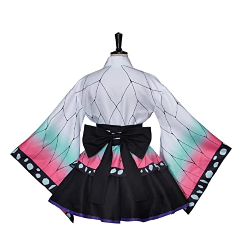 ZIXUN Kochou Shinobu Cosplay Costume Women's Kochou Shinobu Kimono Dress Outfit XL by ZIXUN - Image 4
