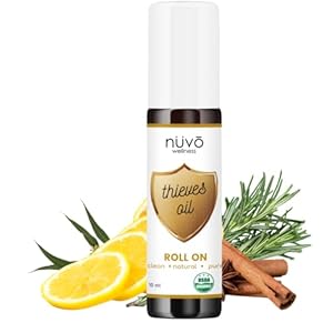 Thieves Oil Blend Roll On 10ml – Organic Essential Oil Roller – Product of Canada – for Daily Use and Aromatherapy