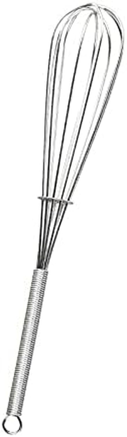 KGAIXN Manual Mini Whisk Egg Beater Small Stainless Steel Stirring Mixer Whisk for Kitchen Baking Tool Handheld Egg Beater, L