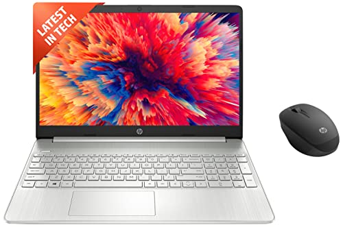 Image of HP 15s, 12th Gen Intel Core i5 8GB RAM /512GB SSD 15.6-inch(39.6 cm) Micro-Edge Anti-Glare FHD Touch & Bluetooth Mouse 250 with Adjustable DPI Upto 3600