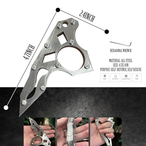 Tactical Knife Multitool - Women's Self Defense & Survival Gift - Mother's Day & Birthday Gift - Window Breaker - Image 3