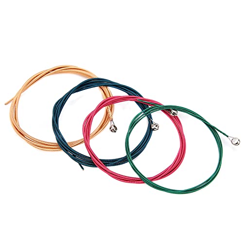 Crazy Sales Conjunto de cordas para baixo elétrico, 4 cordas de guitarra com liga de cobre contendo