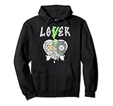 5 Retro Green Bean Loser Lover Heart Shoes 5s Green Bean Pullover Hoodie