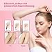 Nano Haarentferner Haarentfernung Ohne Rasieren, Crystal Haarentferner für Damen Herren Wiederverwendbarer Magic Crystal Haarentferner Stein für Körper Beine Arme Rücken Peeling (Rosa)