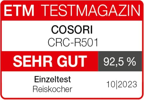 COSORI Heißluftfritteuse XXL Turbo Blaze, 6L Airfryer mit 5 Geschwindigkeitsstufen & Reiskocher, Multikocher mit 17 Programme – Bild 3