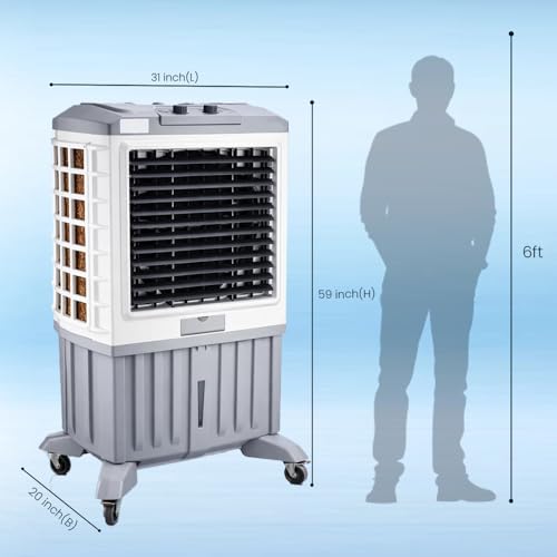 Image of WINDSOR 150 L Desert Air Cooler for Room, Hall, Office - Industrial Grade Cooling, Extra Large Tank, Maximum Air Throw - 1 Year Warranty