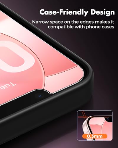 Image of UNBREAKcable 3-Pack Screen Protector for iPhone 17e, Double Shatterproof Tempered Glass [Easy Installation Frame] [9H Hardness] [99.99% HD Clear] [Case Friendly] for iPhone 6.1 inch