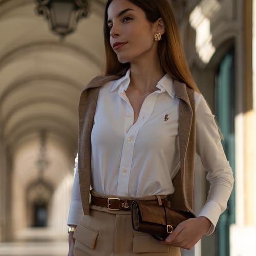 Image of Time Resistance Leather Jewelry Roll - Full Grain Leather Travel Jewelry Case - Jewellery Organizer Made in Italy (Brown)