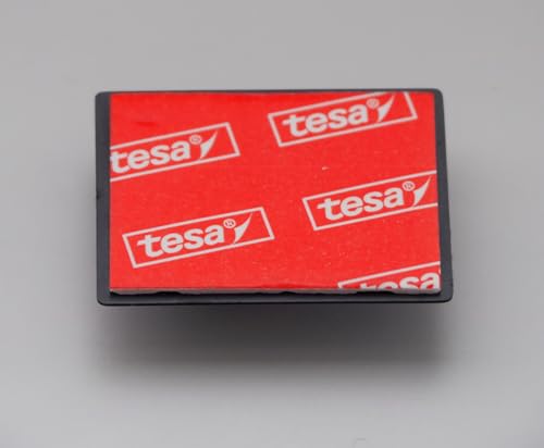 Aerolux Klebeplatten mit Klemmschuh universal für Plissees, verstrebt, 4er Pack inklusive Reinigungstuch, Montage von Plissees ohne Bohren am Fensterrahmen (anthrazit, 1x 4 Stück)