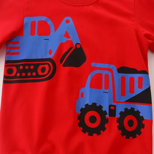 Boys Sweatshirts Long Sleeve Sweatshirts T-shirts Crew Neck Cotton Casual Sweatshirts Cartoon Tops for Boys-153