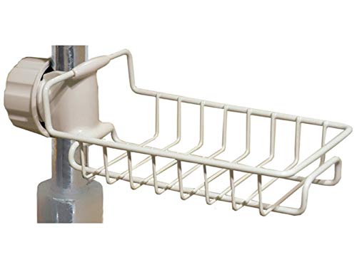 Stainless Steel Kitchen Sponge Holder Sink Caddy Organizer Soap Brush Dishwashing Liquid Drainer Faucet Storage Rack