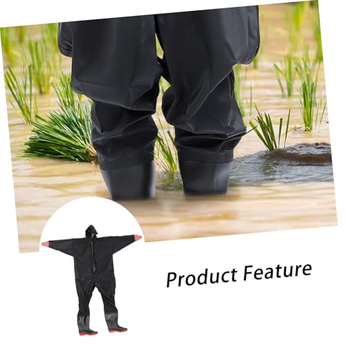 Trajes de pesca vadeo impermeables para evitar filtraciones en agua fría y corrientes 7