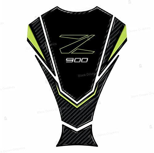Tankpad 3D Aufkleber kompatibel mit/Ersatz für Kawasaki Z900 Z 900 Tank Pad (Tankschutz)