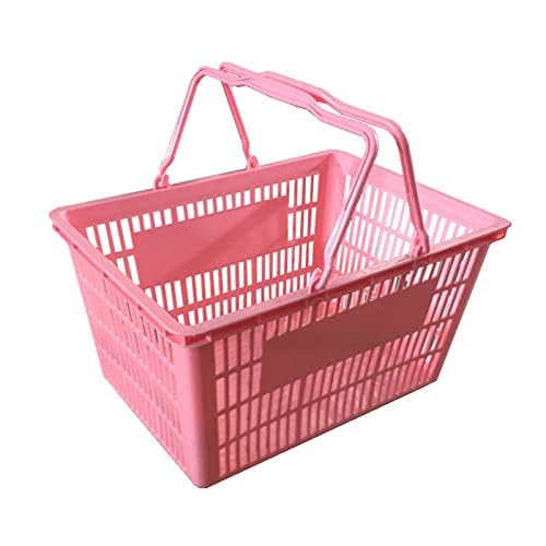 未使用品　ebagos オカイモノカゴ　ピンク Amazon｜買い物カゴ、買い物かご、携帯用プラスチック製買い物