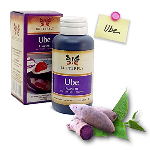 Ube Purple Yam Flavoring Paste Extract by Butterfly 2 Ounce with ...