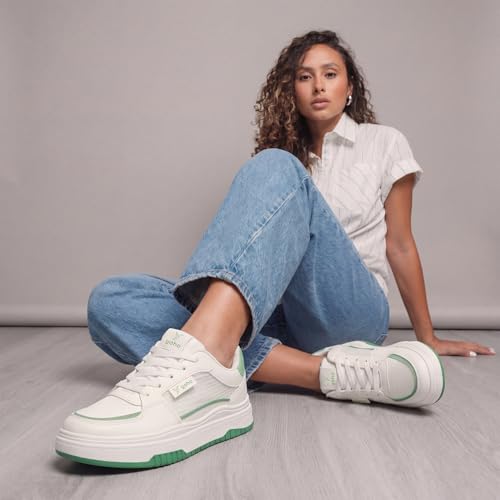 Image of YOHO UrbanDash Sneakers for Woman | Strong Grip, Cushioned Insoles | Comfortable & Stylish for Everyday Use Shoes for Woman /Girls /Ladies -0845