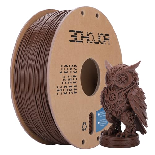 ABS Filament 1.75mm, ABS 1kg Spool (2.2lbs),3D Printer Filament,Dimensional Accuracy +/- 0.03 mm, Fit Most FDM Printer-Brown Abs-brown