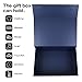 Aimyoo Navy Blue Collapsible Gift Box with Magnetic Closure Lids 10.5x7x3 in, Medium Bridesmaid Groomsman Proposal Boxes, Rectangle Present Box for Graduation Birthday Storage (1 Pack)