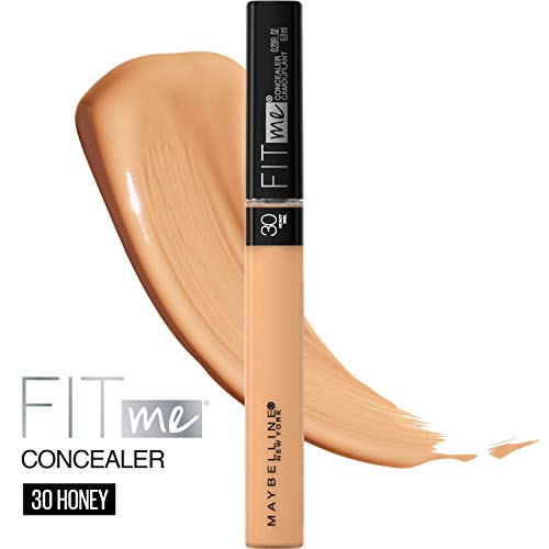 Maybelline Fit Me Liquid Concealer Makeup, Natural Coverage, Oil-Free, Honey, 1 Count #TOP1