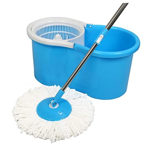 Esquire Elegant Spin Mop, Blue