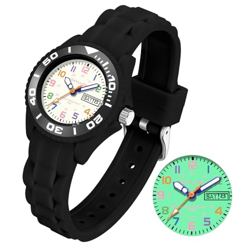 Dayllon Kids Watches,30M Waterproof with Week and Calendar Watch,Birthday Christmas Gift for Kids Ages 5-12