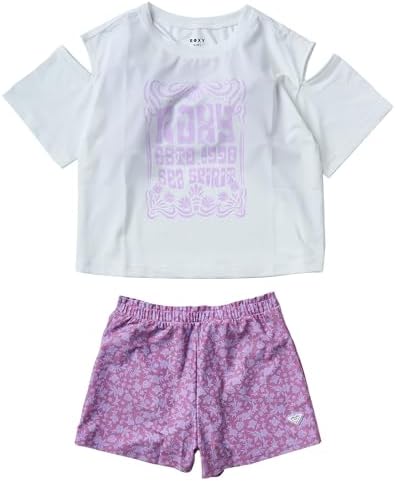 （04:30時点） バンドゥ&キュロットパンツ&ラッシュTシャツ 3点セットスイムウェア