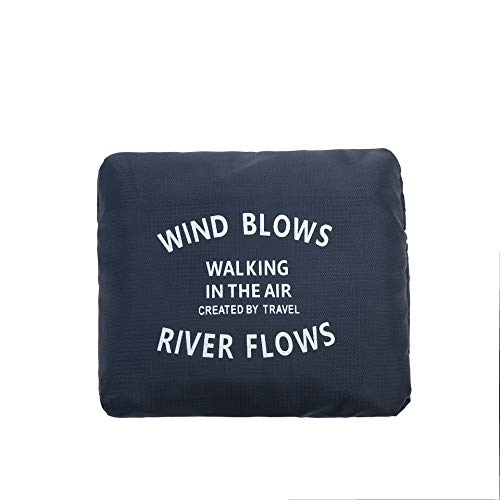 Gayisic Travel Bag Lightweight Large Capacity Portable Luggage Bag for Suitcase Trolley handles Travel Duffel Shoulder Tote Bag (Navy)