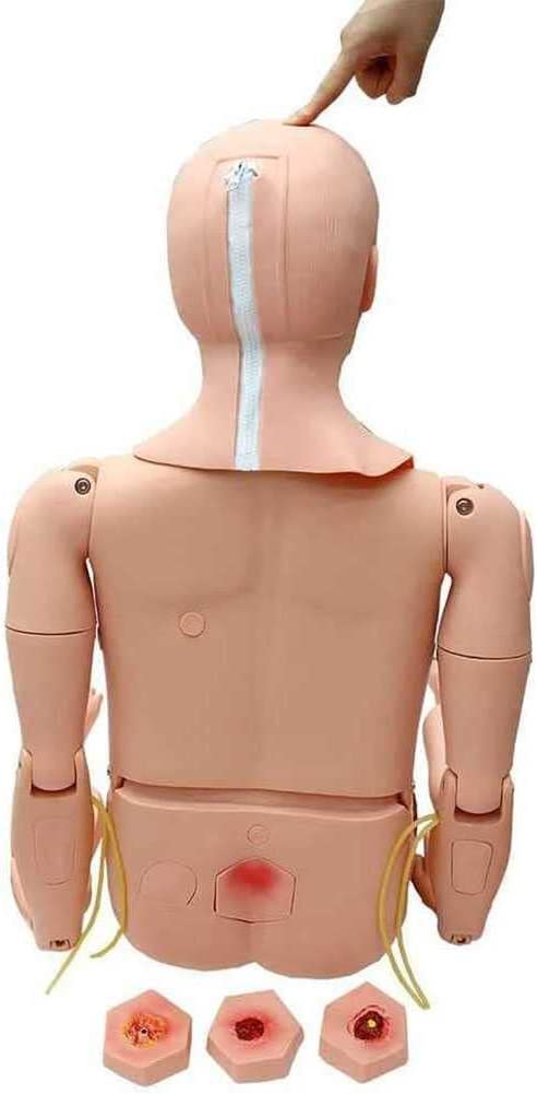 Manekin Do Opieki Nad Pacjentem, Symulator Do Nauki Pierwszej Pomocy W Urazach, Model Anatomiczny Człowieka Z Tworzywa Sztucznego Z Tworzywa Sztucznego Do Celów Szkoleniowych I Edukacyjnych Dla Pielę