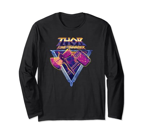Marvel Thor: Love and Thunder Mjolnir And Stormbreaker Long Sleeve T-Shirt